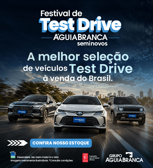 Banner Promocional de Carros Seminovos Águia Branca